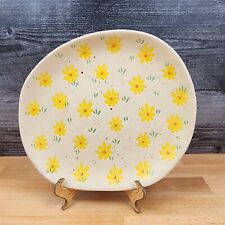 Spring Daisy Floral Salad Plate Embossed Decorative by Blue Sky picture