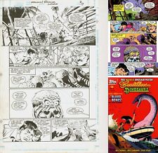Mark Schultz Cadillacs & Dinosaurs #2 Topps Comics Dick Giordano Original Art Pg picture