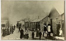 Street Scene in Creede Colorado Real Photo Vintage RPPC Postcard Unposted picture