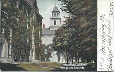 College and Grounds, Middlebury, Vermont, early postcard, used in 1908 picture