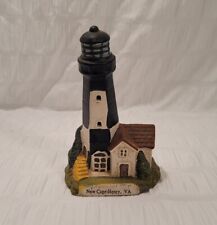 New Cape Henry Virginia Beach Lighthouse VA Ceramic Figurine Nautical Coastal picture