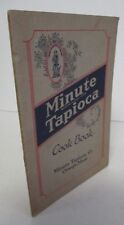 1922 MINUTE TAPIOCA COOK BOOK, Illustrated picture