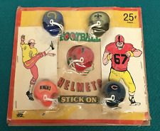 Rare : NFL mini FOOTBALL HEMET gumball VENDING MACHINE vintage DISPLAY CARD picture