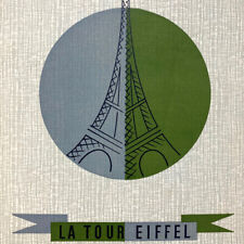 Original 1950s La Tour Eiffel Tower Restaurant Menu Rue Stanley Montreal Canada picture