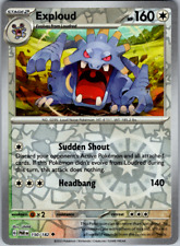 Pokemon -  Holo Exploud - 150/182 - Paradox Rift  + Shadowless, PM & Holo Pack picture