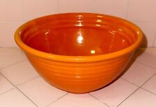 Vintage Bauer Ringware Orange Red Mixing Bowl #9 10.5