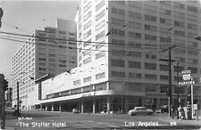Postcard 1960 RPPC California Los Angeles Statler Hotel Plunkett autos 22-12240 picture
