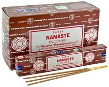 Satya Sai Baba NAMASTE Incense Sticks Agarbatti 1 box 15g From India picture