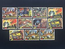 Lot of 11 1962 Mars Attacks Bubble Inc. Trading Cards picture