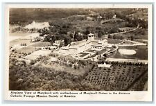 Airplane View Of Maryknoll Motherhouse Ossining New York NY RPPC Photo Postcard picture