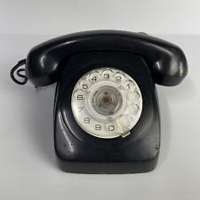 Vintage PMG AWA 802 Series 70 S1/302 BLACK Rotary Dial Corded Telephone Telecom picture