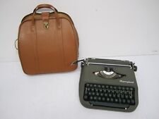 Vtg c1960s Nippo Japan Cherryland Portable Manual Typewriter W/ Zipper Case picture