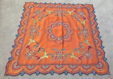 Floral Tablecloth Embroidered Cutout 33