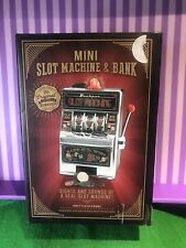Mini Slot Machine & Bank  - Lights and Sounds of Vegas New in box, SHIPS FREE picture