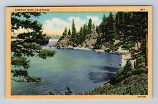 Lake Tahoe CA-California, Scenic View Rubicon Point, Antique Vintage Postcard picture