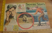Gary Cooper Alice Faye Robert Taylor Seein' Stars Feg Murray 1938 panel ah picture