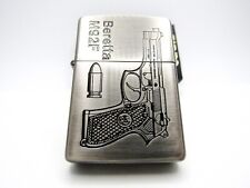 Beretta M92F Pistol Gun Bullet Zippo 1993 Mint Rare picture
