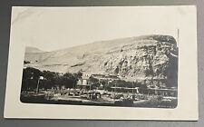 Postcard RPPC c1910s Western? Rocky Mountains Over Small Town Unsure Which Town picture