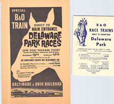 B & O TO THE HORSE RACES ( 2 ITEMS ) B picture