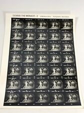 (Ao) LARGE Found Photograph Hollywood Movie Contact Sheet Dennis The Menace 2  picture