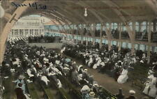 Open Air Concert on Steel Pier Atlantic City NJ ~ Edwardian fashion ~ dated 1920 picture