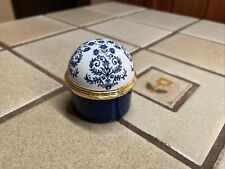Halcyon Days Enamels Domed Trinket Ring Box Made Exclusively for Neiman Marcus picture