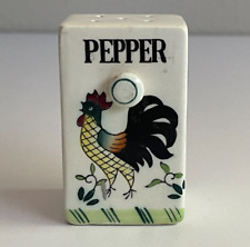 Vintage Royal Sealy Chicken Pattern Spice Rack Pepper Shaker Replacement picture