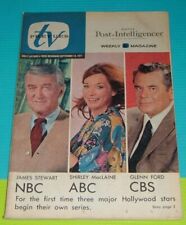 1971 SEATTLE TV GUIDE ROGER MOORE PAT BARRY JACK EDDY JIM TOPPING GLENN FORD picture