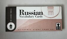 Vis-Ed Russian-English Vocabulary Cards Academic Study Card Set New W Ding picture