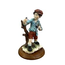 Vintage Boy With Slingshot Figurine Dear Italy Hand Painted Capodimonte 10 In picture