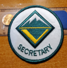 BSA Venturing Crew Secretary, current issue, Youth Position Patch, picture
