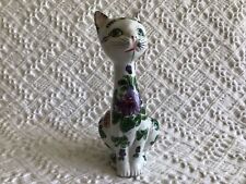Mid Century Vintage Italian Hand Painted Long Neck Cat *READ picture