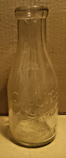 Vintage Quart Milk Bottle Ebling Creamery Detroit Michigan Eblings Dairy picture