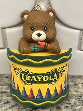 BINNEY & SMITH CHRISTMAS ORNAMENT ~ CRAYOLA ~ BEAR with CRAYONS ~ 1992  picture
