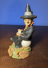 RARE TOM CLARK GOOD WITCH COLLECTION TEE TIME GNOME STATUE FIGURINE picture