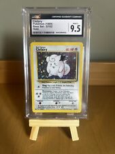 Pokémon Base Set Clefairy 5/102 CGC 9.5 PSA  picture