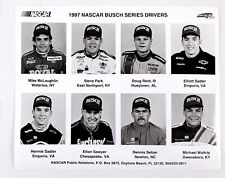 1997 NASCAR Busch Series Drivers Waltrip Sadler Park Reid Sawyer VTG Photo Press picture