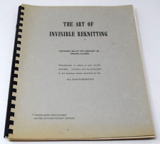 1954 The Art Of Invisible Reknitting Fabricon CO Chicago Illinois Book picture