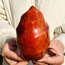 2.46LB Natural Agate Carnelian Jasper Flame Quartz Crystal Healing picture