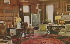 Living Room Home Of Franklin D Roosevelt Hyde Park NY Vintage Chrome Post Card picture