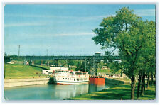 c1960's St. Andrew's Locks Lockport Manitoba Canada Unposted Postcard picture