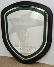 Heineken Beer UEFA Champions League Framed Glass Mirror 24 x 20