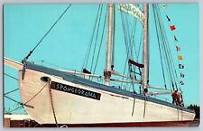 Tarpon Springs, Florida - Spongeorama - Exhibitions and Boat - Vintage Postcards picture