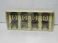 New 4 Piece Pottery Barn Napoleon Chair Place Card Holders picture