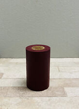 20 Paulson Top Hat & Cane Mold 39mm Clay Poker Chips Burgundy Starburst MINT picture