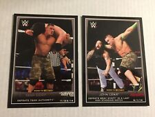 Two 2015 Topps WWE John Cena Cards Trading Cards picture