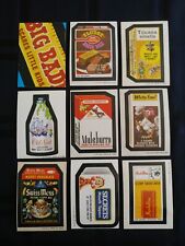 1973 Wacky Packages 5th Series Complete Set Of 33 Stickers picture
