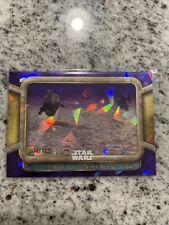 2024 Topps Star Wars Sapphire Dispatching the Seeker Droids #45 Purple /125 picture
