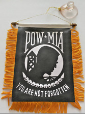 POW MIA Military Mini Banner Car Flag  picture
