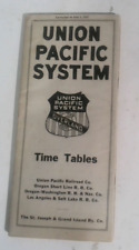 RARE July 2 1922 UNION PACIFIC SYSTEM Time Tables The OVERLAND Route GREAT SHAPE picture
